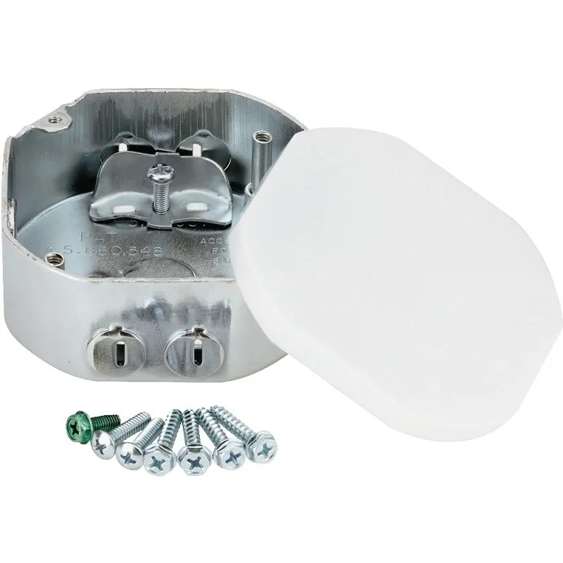 Westinghouse Saf-T-Box 0105000 Ceiling Fan Box, 3.62 in W, 1-1/2 in D, 3.62 in H, 3 -Knockout