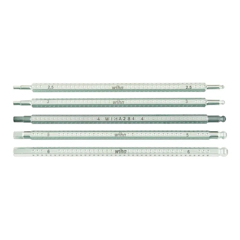 Wiha Drive-Loc VI Hex Metric and Ball End 5 Blade Set