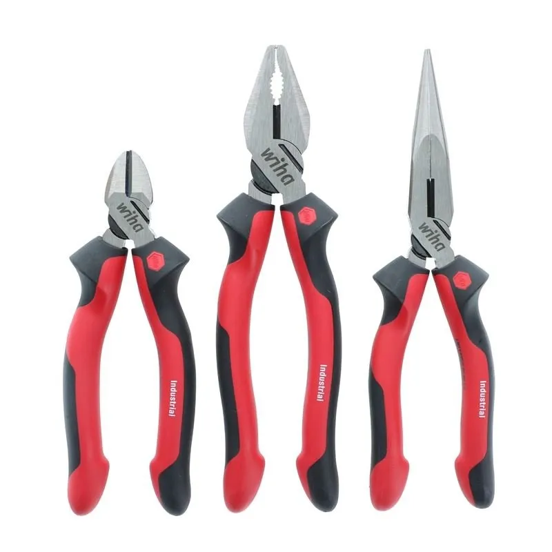 Wiha Industrial Pliers SoftGrip 3 Piece