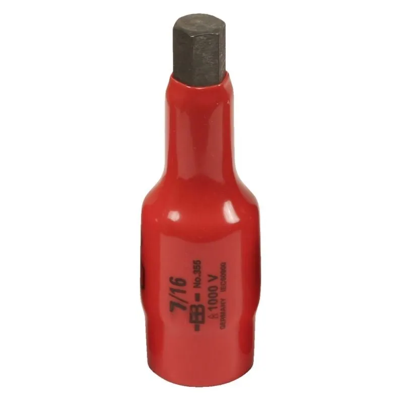 Wiha Insulated 1/2in Drive Hex Socket 7/16in