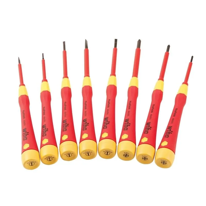 Wiha Insulated PicoFinish Slotted/Phillips 8 Piece Set