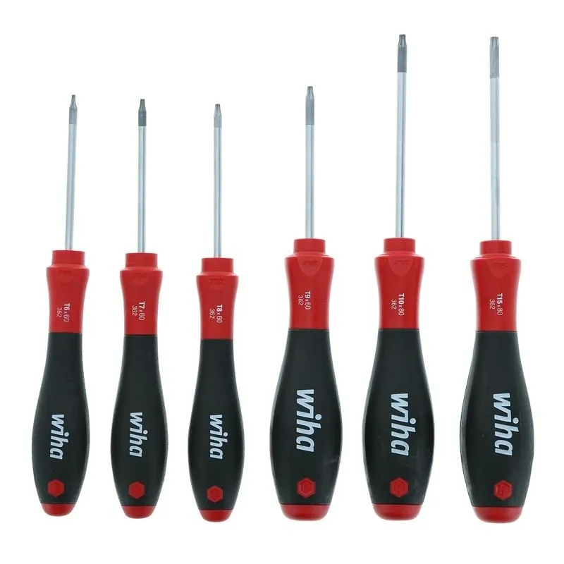 Wiha SoftFinish Torx Screwdriver 6 Piece Set T6-T15