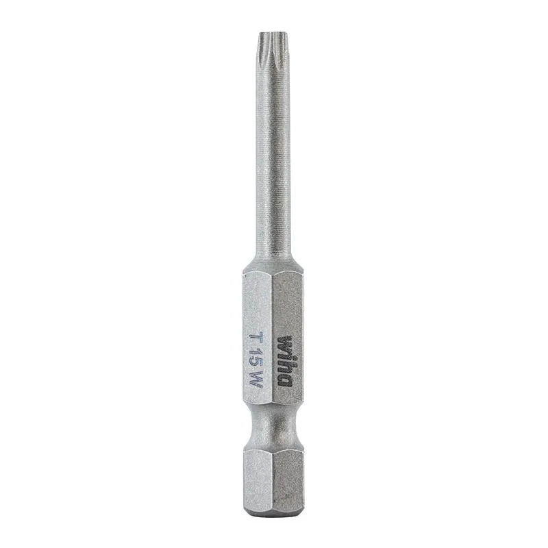 Wiha Torx Align Power Bit T15 x 50mm Pack of 10 Bits