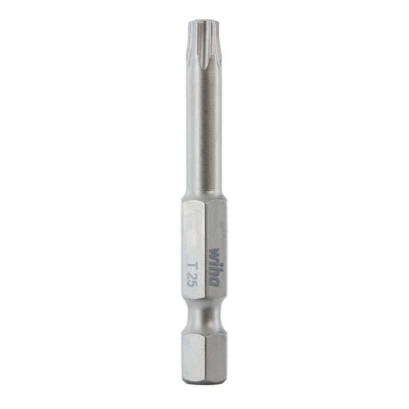 Wiha Torx Power Bit T25 x 50mm Pack of 10 Bits