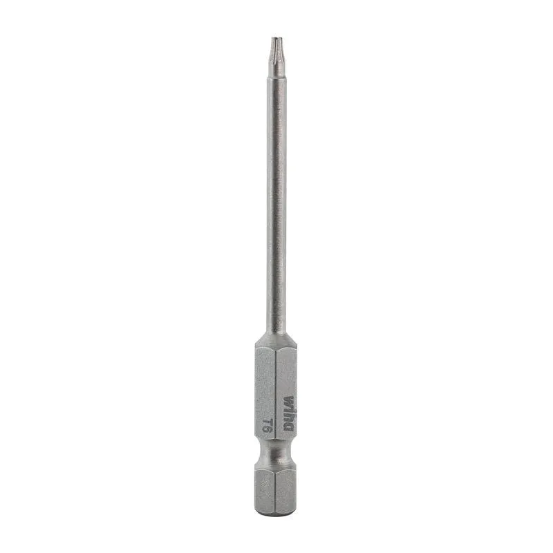 Wiha Torx Power Bit T6 x 70mm (2.75in) Pack of 10 Bits
