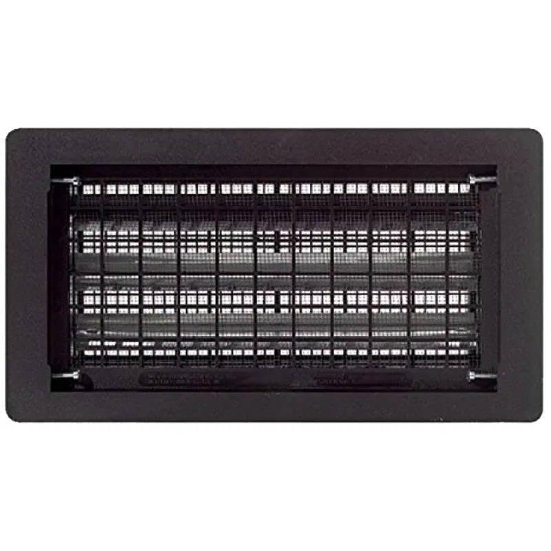 Witten Vent B-EBLACK MB Automatic Foundation Vent, 65 sq-in Net Free Ventilating Area, Mesh Grill, Thermoplastic, Black Oxide