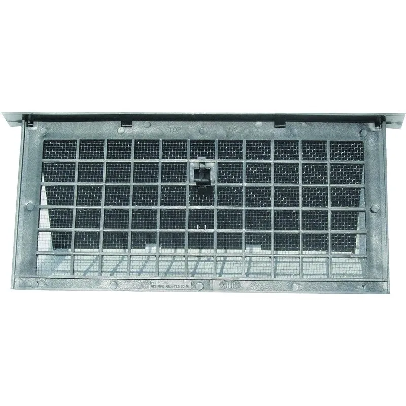 Witten Vent PMD-1BLACK Foundation Vent, 72 sq-in Net Free Ventilating Area, Mesh Grill, Polypropylene, Black Oxide (Pack of 12)