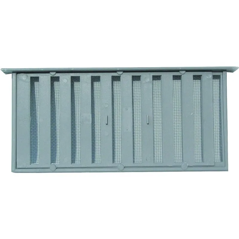Witten Vent PMS-1 Foundation Vent, 40 sq-in Net Free Ventilating Area, Polypropylene, Gray (Pack of 12)
