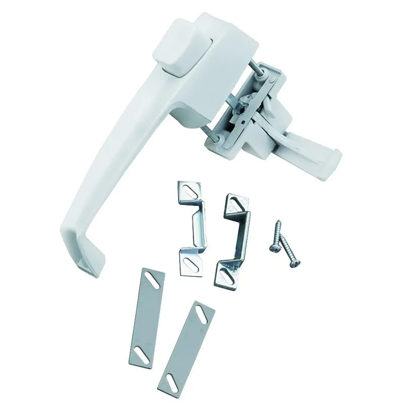 Wright Products V333WH Pushbutton Latch, 1-3/4 in Hole Spacing, 1-3/4 in Hole Spacing
