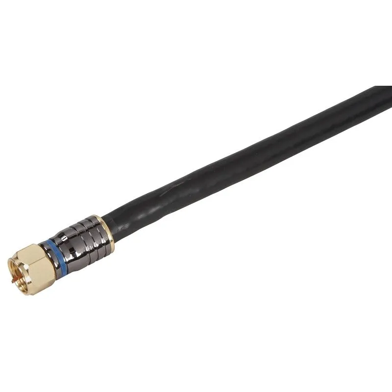 Zenith VQ301206B RG6 Coaxial Cable, 12 ft L