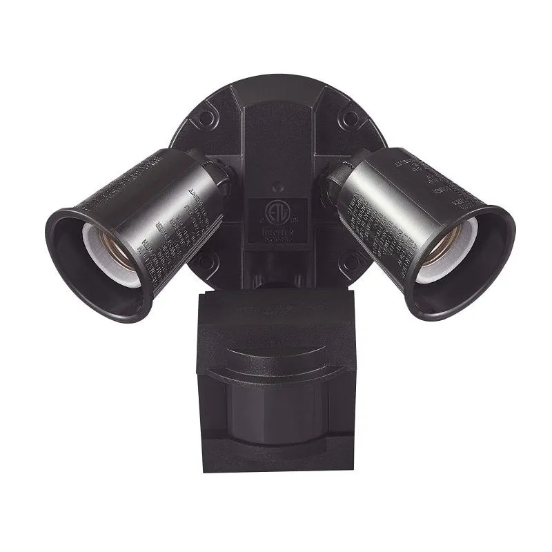 globe 17000268 security flood light bronze fixture